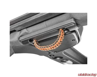 Quadratec Orange Paracord 3-in-1 Grab Handles for A Pillar, Headrests & Soundbar Jeep Wrangler 2007-2018 - 14018 1715
